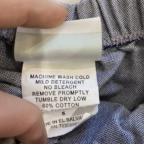 Zucchini Chambray Ruffle Pants 5 - Picture 5 of 6